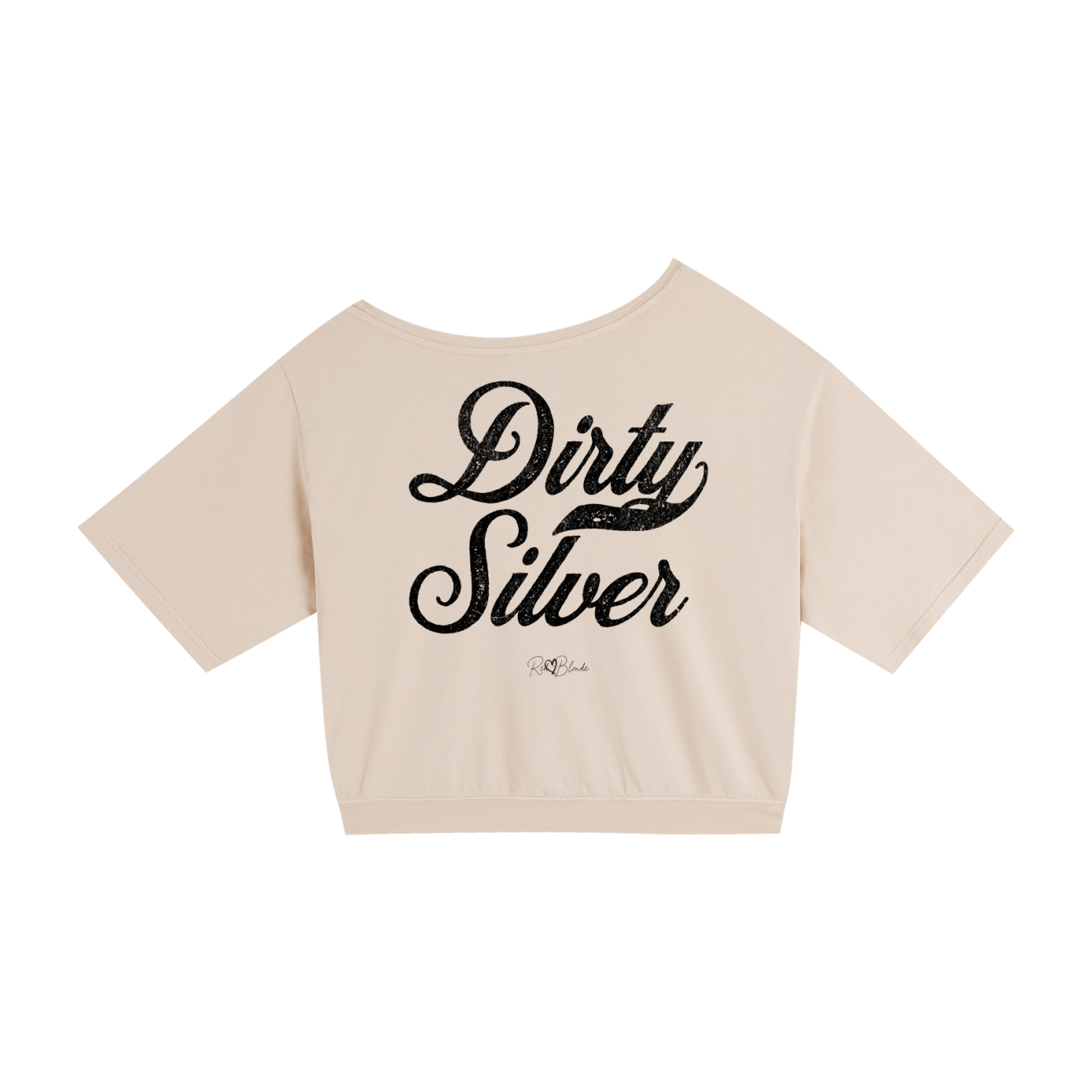 Dirty Silver Asymmetric T-Shirt