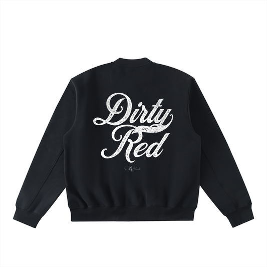 Dirty Red Zip-Up Sweat Jacket
