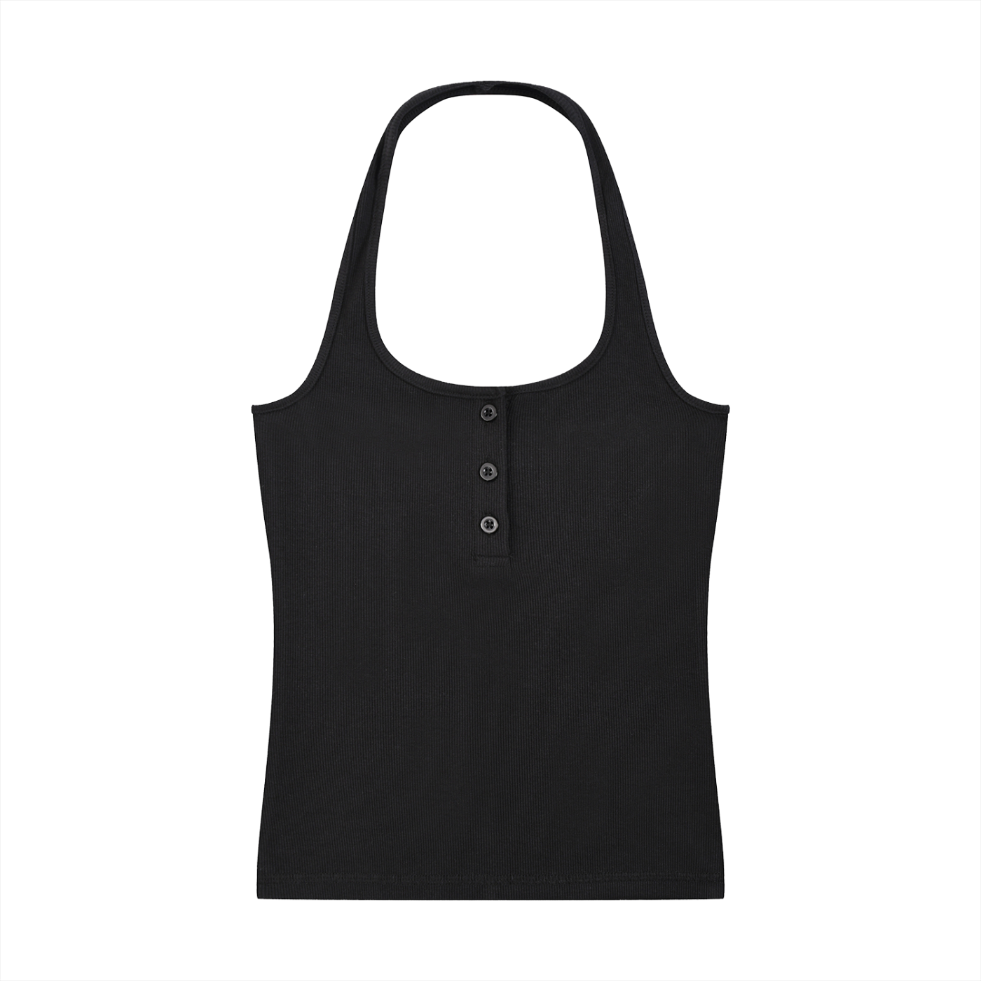 RedBlonde Halterneck Henley Tank