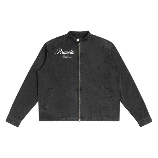 Dirty Brunette Denim Biker Jacket