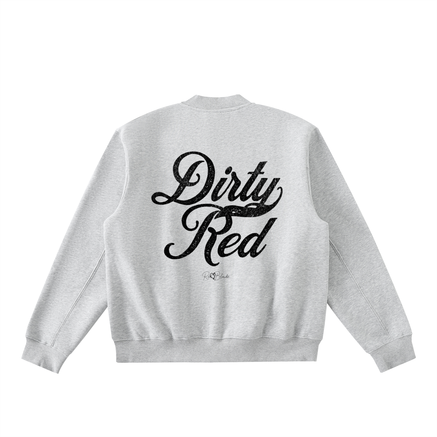 Dirty Red Zip-Up Sweat Jacket