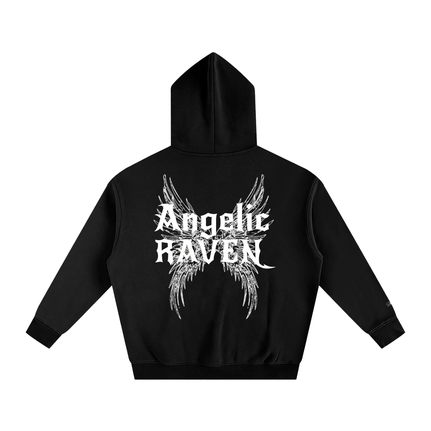 Angelic Raven Oversize Hoodie