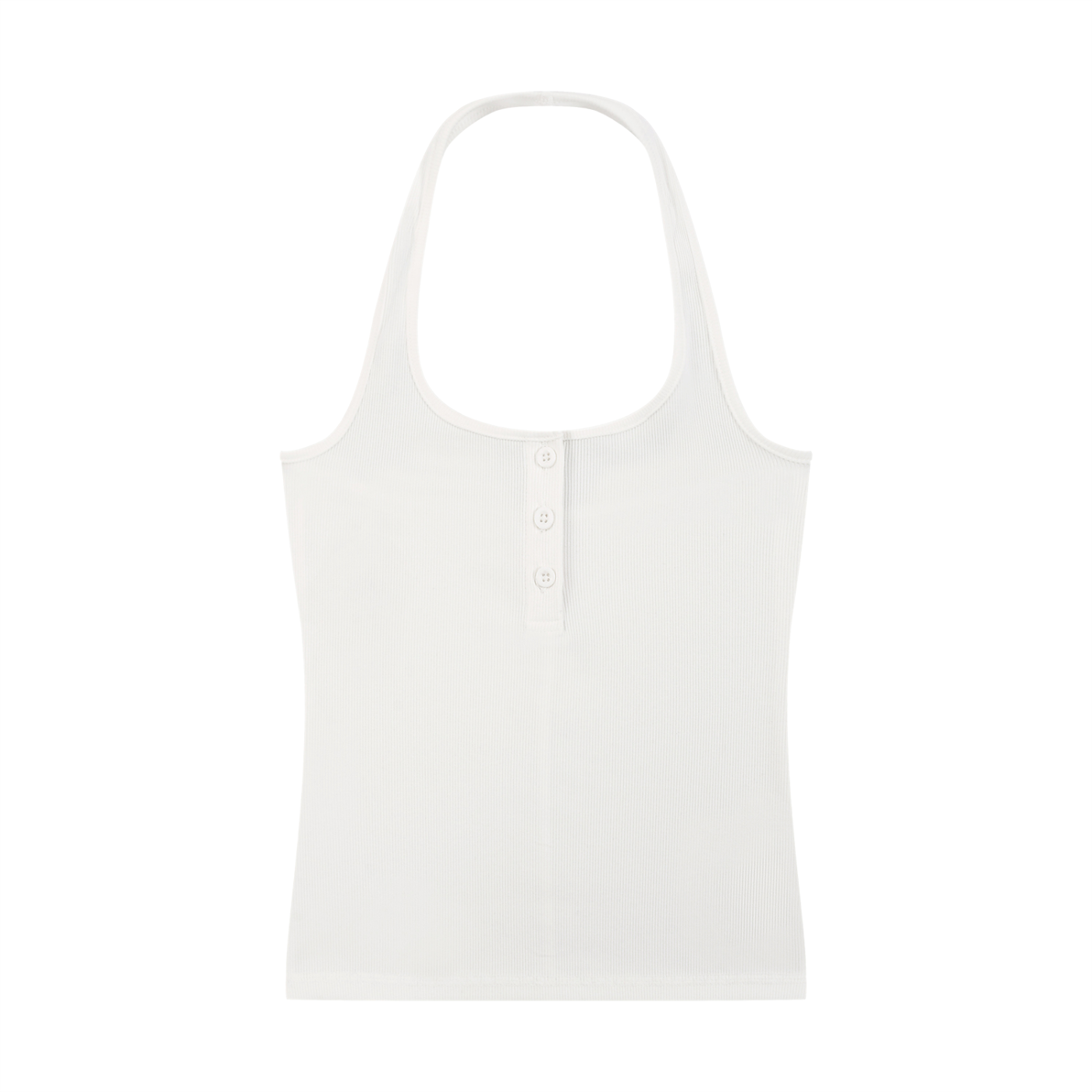 RedBlonde Halterneck Henley Tank
