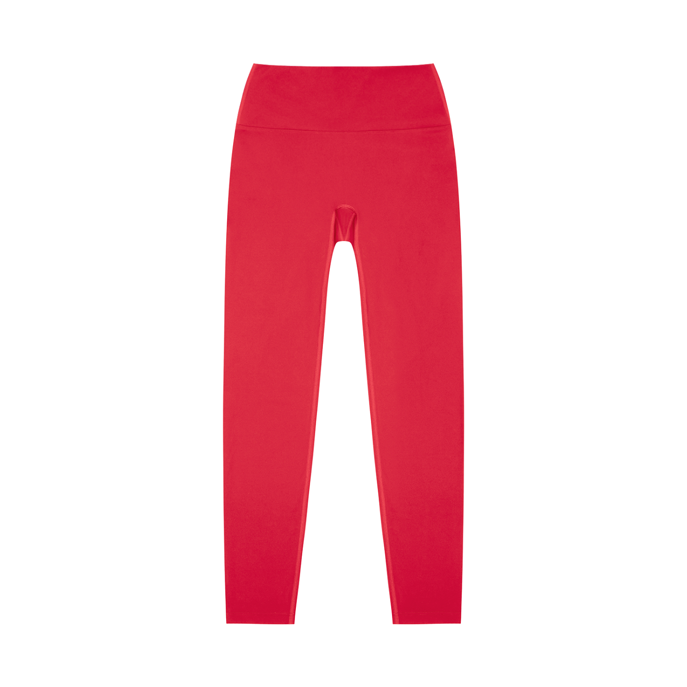 Dirty Red High-Waisted Leggings